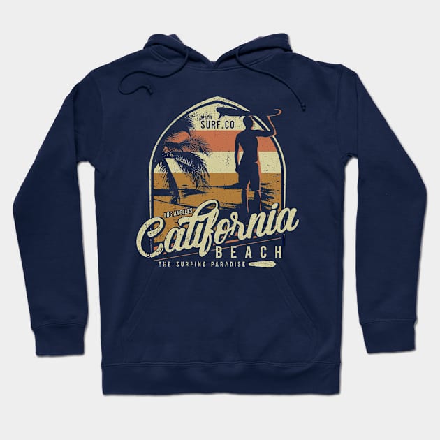 California Beach Hoodie by Dedonk.Graphic